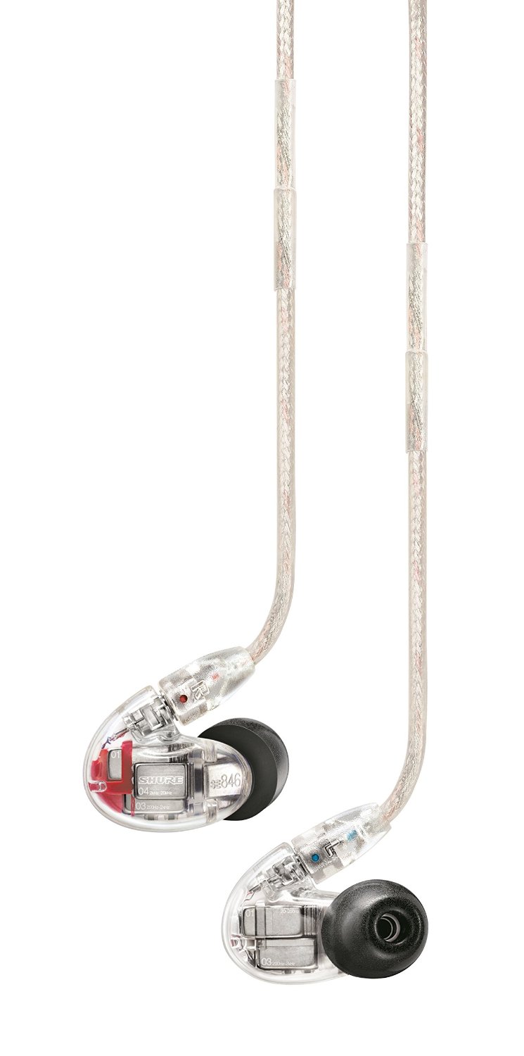 Shure SE846-CL Sound Isolating Earphones with Quad High Definition